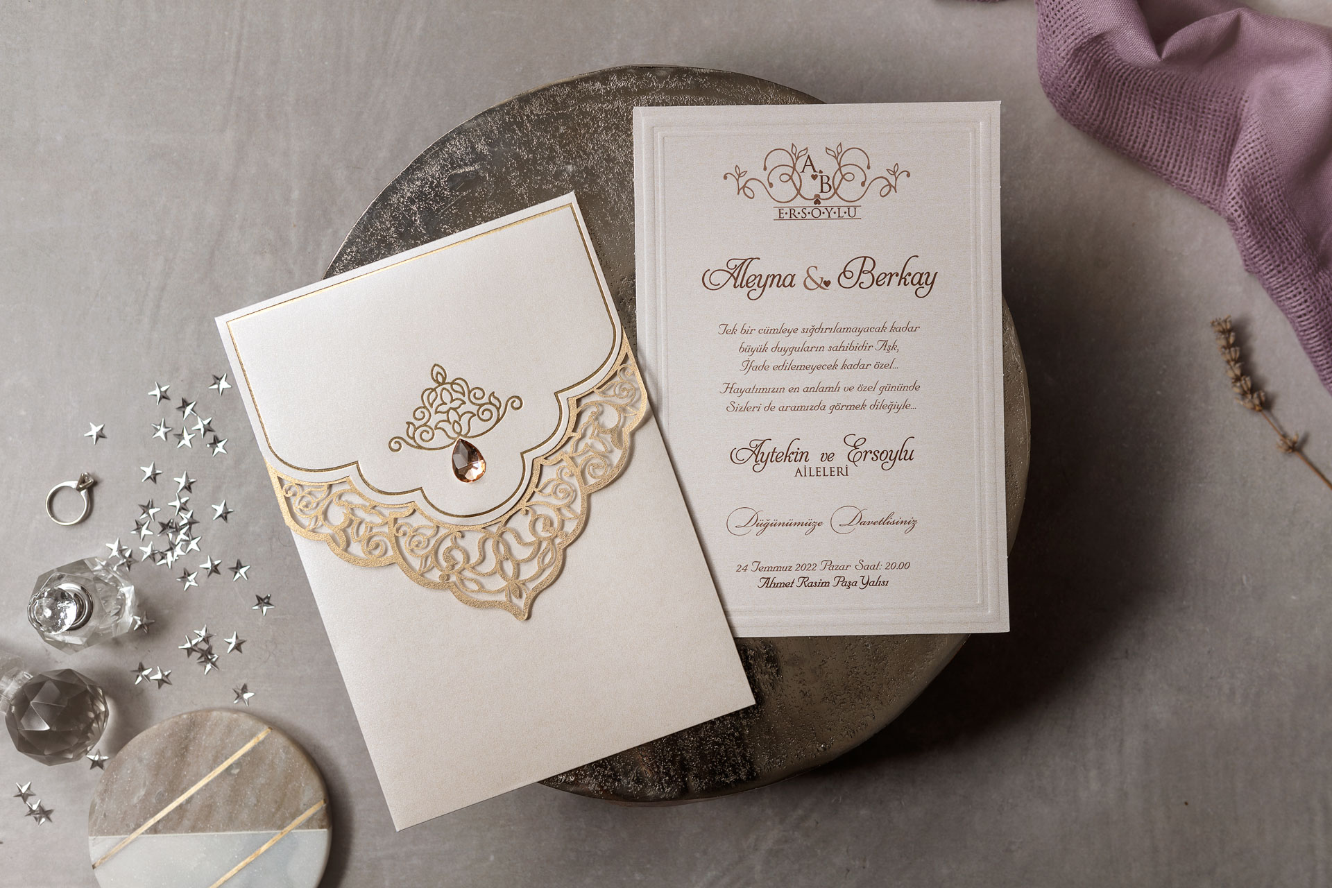 Wedding Davetiye     8407 - 3