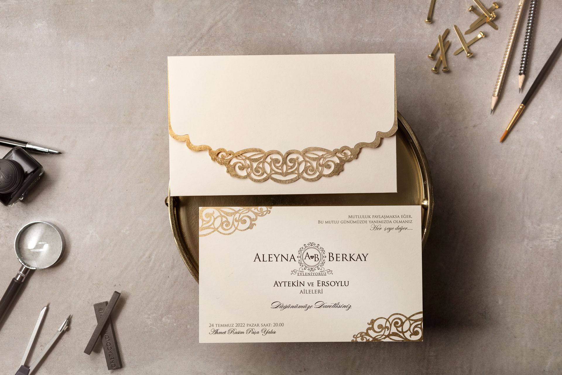 Wedding Davetiye     8442 - 2