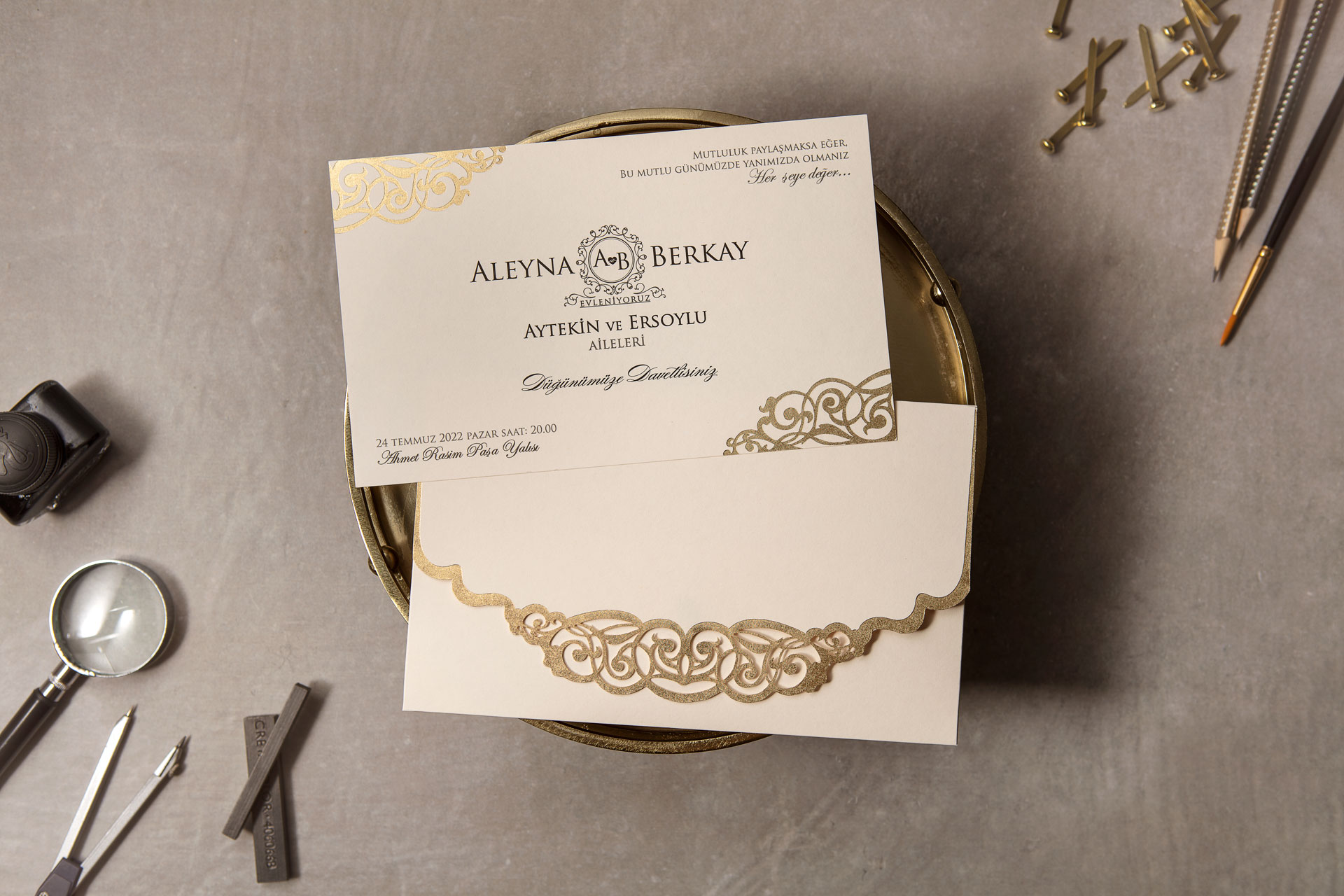 Wedding Davetiye     8442 - 3